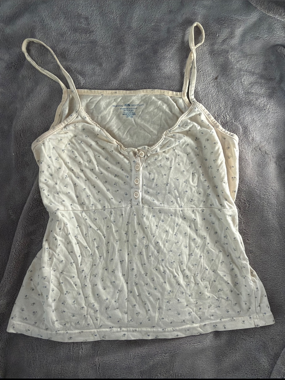 Brandy Melville Floral Tank